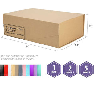 Factory Double Side Box <b>Packaging</b> for Magnetic Paper Foldable Gift Samples Box With Your Logo Mother's Day Holidays - Product Image 6