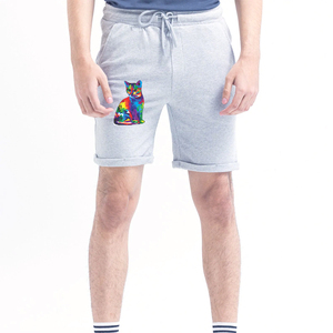 Pantalones cortos con estampado de pantalla para hombre, ropa informal elegante, Color sólido, talla personalizada, nueva - Product Image 1