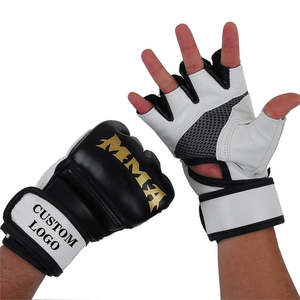 MMA Sparring Grappling Boxe Muay Thai Punching Gants d'entraînement Logo personnalisé Formation PU Cuir Boxe MMA Sparring Gant - Product Image 2
