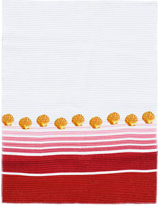 Toallas de mano rojas de lino ultrasuave de alta calidad, 50x70cm, juego de estilo liso absorbente de secado rápido ecológico, precio a granel indio - Product Image 2