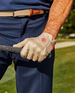 Guante de golf transpirable suave antideslizante de cuero Cabretta con logotipo personalizado, precio de venta al por mayor, guantes de golf de piel de oveja para hombre 2025 - Product Image 2