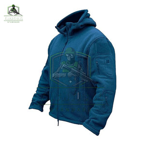 เสื้อแจ็คเก็ตยุทธวิธีดีไซน์เฉพาะตัว ขายส่ง สีพื้น ซิป น้ำหนักเบา เป็นมิตรกับสิ่งแวดล้อม สวมใส่สบาย คุณภาพสูง - Product Image 1