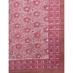 Hand Block Printed Cotton King Size Double Bedsheet <b>Pillow</b> Cover Quality Plain Style Fitted Sheet for Bedroom Use for Hotels - Product Image 2