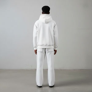 Conjuntos Deportivos OEM/ODM, Sudadera Extra Grande, Pantalones Deportivos Holgados, Conjunto de 2 Piezas, Algodón Grueso, Ropa Urbana Unisex, Chándal para Hombre - Product Image 1