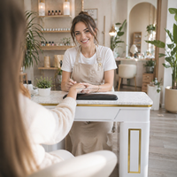 Tables et chaises professionnelles pour ongles, ensembles de luxe pour salon de beauté, table de manucure blanche