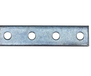 Conector de Placa Plana Rectangular de 4 Orificios MISA para Perfil de Canal, Compatible con Perno de 1/2 Pulgada, Soporte de Acero Reforzado para Estructuras - Product Image 1