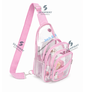 Sac bandoulière transparent Jack And Jill Of America en PVC, sac bandoulière transparent approuvé pour la sécurité, sac à bandoulière réglable - Product Image 3