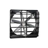 Ventilateur à panneaux à persiennes de 72 pouces en gros avec système de refroidissement haute efficacité pour poulaillers et grandes serres