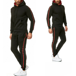 <b>Running</b> Suits & Sweat suits Set Winter Cotton Fleece <b>Hoodie</b> Heavyweight Tracksuit Set Casual Sportwear Jogging Suit For Training - Product Image 2