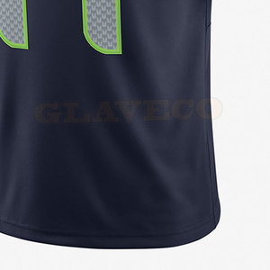 Nouvelle arrivée Maillot de football américain unisexe 100% polyester Maillot de sport respirant avec grande taille pour adultes et jeunes Prix bon marché - Product Image 5