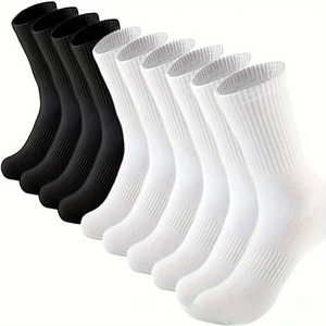 Solid Color <b>Socks</b> Black <b>White</b> Multiple Style Soft Breathable <b>Sports</b> Men's Women's Summer Autumn Business <b>Socks</b> - Product Image 5