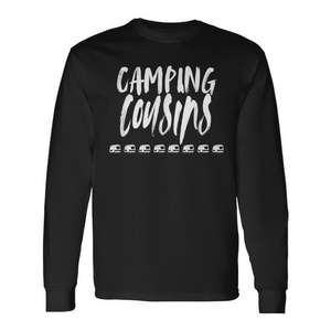 Camiseta de manga larga Camping Cousins, ropa familiar para aventuras al aire libre - Product Image 1