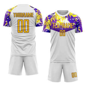 Nouvelle arrivée 2024 uniforme de football personnalisé conception différente meilleur prix uniforme de football pour les jeunes porter - Product Image 4