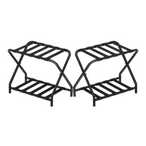Elegant and Sturdy Metal Luggage Racks with a Polished Chrome Finished Suitable <b>for</b> Luxury Hotel Rooms and Guest Areas - Product Image 3