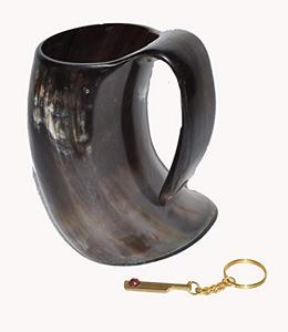 Gran oferta, jarra de cuerno de búfalo de grado AA, jarra de cerveza vikinga exclusiva para fiestas, taza de cuerno Natural más vendida para café - Product Image 1