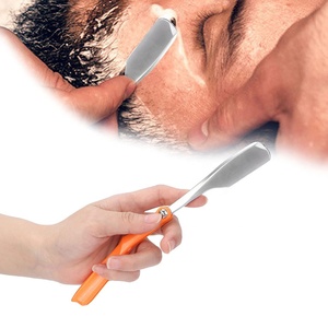 Rasoir professionnel à lame simple en acier inoxydable pour le visage et les cheveux, réutilisable, durable, lame de sécurité, fabriqué au Pakistan pour les barbiers - Product Image 2