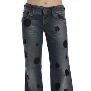 Jeans holgados para mujer con tela cómoda, diseño elegante, perfectos para uso diario y salidas informales. - Product Image 2