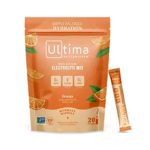 Ultima Replenisher Hydration Electrolyte Packets- Keto & Sugar Free- Feel Replenished, Electrolyte Drink Mix- Orange, 20 Count