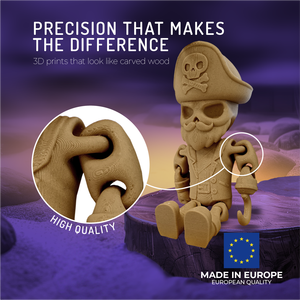 WINKLE <b>PLA</b> <b>Filament</b> 1.75mm 1kg Wood Pine & Maple 3D Printer <b>Filament</b> for Printers Real Wood Fiber Feel 2 Colors - Product Image 2