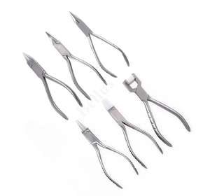 Meilleure vente ensemble de pinces orthodontiques dentaires en acier inoxydable kit d'outils de dentiste professionnel avec pince à cintrer et couper les fils - Product Image 6