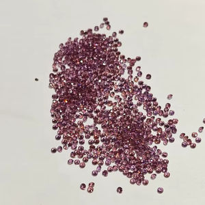 Piedras preciosas naturales rodolita facetadas sueltas de corte brillante redondo de 1,50mm de color rosa - Product Image 3