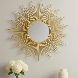 Hermoso Marco de espejo de ratán de diseño vintage bohemio, espejo de pared hecho a mano con detalle intrincado tejido a mano - Product Image 2