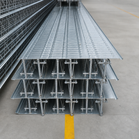 Plateforme de construction en treillis d'acier robuste pour centrales électriques, dalle de plancher composite résistante à la chaleur pour le secteur de l'énergie
