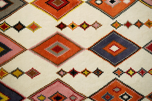Trending Dunes Sand-Inspired Modern Handmade Bohemian Wool Rug Plush Geometric Pattern Handwoven <b>Runner</b> for Home Use <b>Washable</b> - Product Image 6
