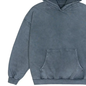 Unisex Premium Quality Acid Wash Hoodie Oversized Full Sleeve Comfortable Durable Fleece Winter Trendy Embossed Digital Solid - Product Image 5