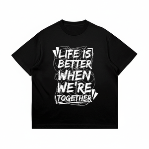 T-shirt graphique surdimensionné 100 % coton pour homme avec logo personnalisé et service OEM - Tissu respirant et écologique - Product Image 1