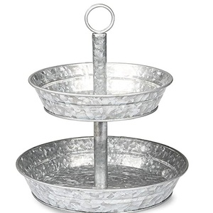 Support à gâteau à 2 étages de haute qualité pour la décoration de table de fête d'anniversaire, support à gâteau multifonctionnel, grossiste en Inde - Product Image 1