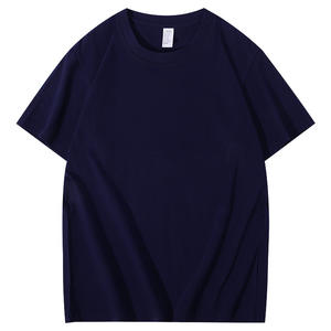 T-shirt publicitaire personnalisé OEM 180g, manches courtes, couleur unie, coton, ample, pour homme - Product Image 4