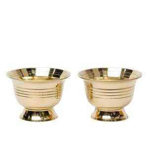 Frutal de latón pulido hecho a mano, elegante cuenco de Metal decorativo para mesa de comedor y decoración festiva del hogar - Product Image 3