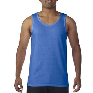 Vêtements d'été pour hommes d'été respirants en coton de qualité supérieure personnalisés OEM Débardeurs pour hommes de grande taille à col rond sans manches - Product Image 3