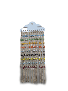 Bracelet en acier inoxydable plaqué zircon DAFNI BIG PAZAR - Cadeau tendance - Product Image 2