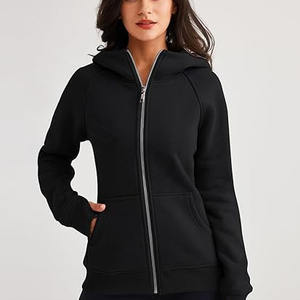 Sweats à capuche pour femmes dernière mode matériau en coton respirant confortable manches longues de qualité supérieure pour les sweats à capuche pour femmes - Product Image 2
