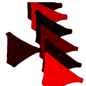 Culottes pour femmes sans couture en gros de haute qualité taille basse découpe sexy jersey coton spandex multicolore avec ceinture OEM - Product Image 3