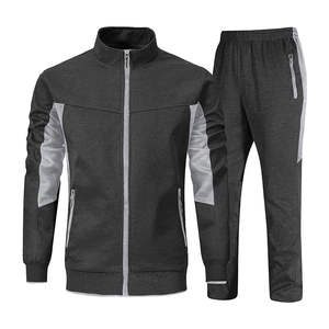 Ensemble survêtement à capuche pour homme, vêtements d'hiver, 2 pièces, survêtement à capuche de haute qualité, sur mesure, survêtement pour homme, pantalon de survêtement évasé - Product Image 2