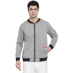 Toile respirante vêtements d'hiver unisexe col montant Bomber veste avec motif de dessin animé avant Logo en gros fermeture éclair de haute qualité - Product Image 6