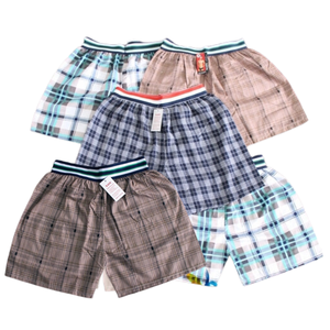 Calzoncillos bóxer para hombre Vinh Hung del fabricante original, ropa interior corta de alta calidad, buena absorción, tela personalizada de Color sólido - Product Image 5