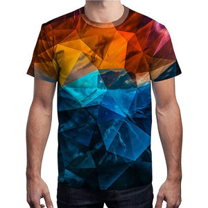 Camiseta de alta calidad con estampado de sublimación Camiseta de impresión digital 3D Camiseta de sublimación informal de cuello redondo para hombres Stylishquality - Product Image 3