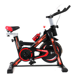 <span class=keywords><strong>Bicicleta</strong></span> <span class=keywords><strong>Estática</strong></span> <span class=keywords><strong>para</strong></span> Ejercicio en Casa, <span class=keywords><strong>Bicicleta</strong></span> Fija con Transmisión por Correa Silenciosa, Resistencia Magnética, Pantalla Digital, Hierro - Product Image 4