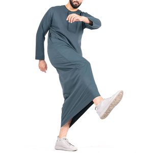 Vêtements musulmans traditionnels à séchage rapide en gros, Jubbah arabe, Thobe pour hommes, vêtements islamiques, Jalabiya musulmane pour hommes, Jubbah - Product Image 5