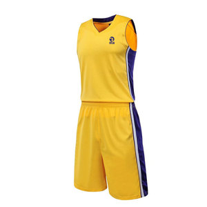 Uniforme de basket-ball personnalisé pour hommes à quantité minimale de commande bas dernière conception uniforme de basket-ball imprimé de logo personnalisé - Product Image 3