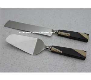 Juego de servidor de pastel de cumpleaños, cuchillo de pastel de acero inoxidable para boda y juego de servidor, juego de cuchillos de gran oferta de la más alta calidad - Product Image 6