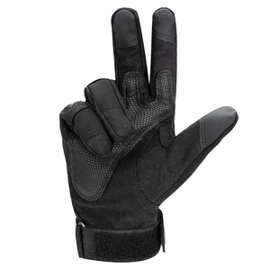 Guantes de Motocicleta Unisex de Cuero Genuino con Pantalla Táctil, Deportivos, Dedos Completos, Absorción de Humedad y Secado Rápido - Product Image 5