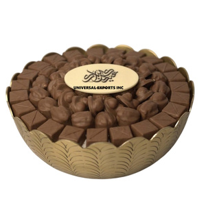 Metal Gold Eco-Friendly Stainless Steel Luxury <b>Chocolate</b> Bowl New Arrival Handmade Designer Multi-functional <b>Wedding</b> Bowl - Product Image 1