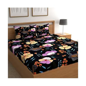 Juego de cama moderno impreso en 3D doble de microfibra TC 120 Sábana moderna impresa en 3D - Product Image 1