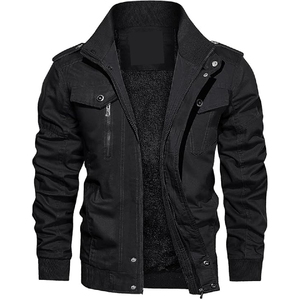 Chaquetas vintage personalizadas al por mayor para hombre, chaquetas vintage de algodón de talla grande - Product Image 1