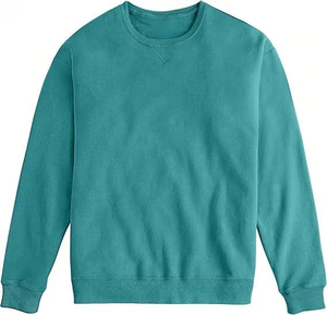 Sudadera Térmica de Alta Calidad para Hombre, 100% Algodón, Manga Larga, Cuello Redondo, Ropa de Invierno, Secado Rápido, Aplique Bordado Digital - Product Image 5